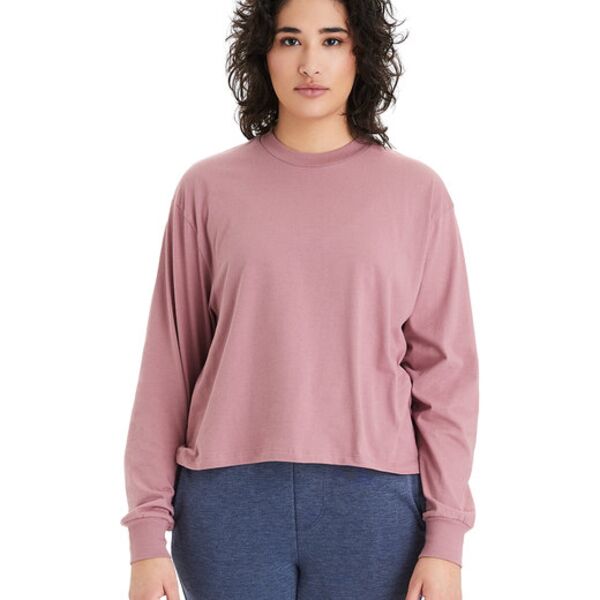 Ladies' Main Stage Long-Sleeve Cropped T-Shirt Thumbnail
