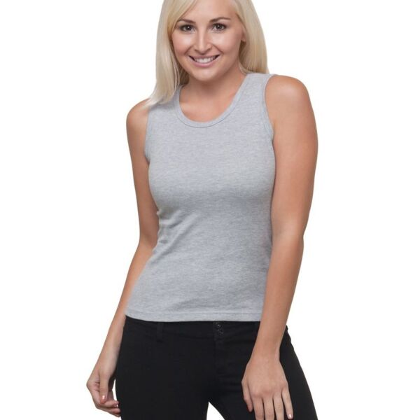 USA-Made 1X1 Ribbed Tank Top Thumbnail