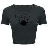Ladies' Poly-Cotton Crop T-Shirt Thumbnail