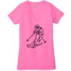 Ladies' Jersey Short-Sleeve Deep V-Neck T-Shirt Thumbnail